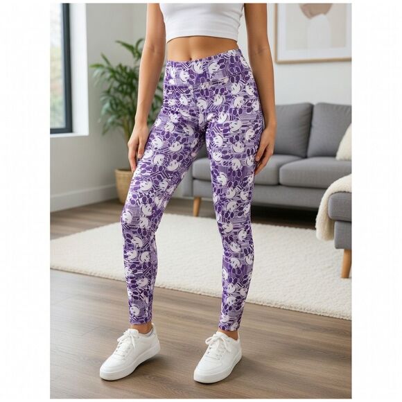 Disney OS One Size Leggings Mickey Mouse Lavender Lularoe - Picture 9 of 9